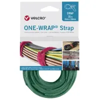Velcro One-Wrap klittenband kabelbinders 330 x 12mm / groen (25 stuks)