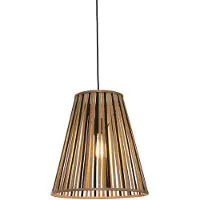 Good&Mojo Hanglamp Merapi, dimbaar, hout licht, Woon-/ Eetkamer, Bamboe, Hanglamp