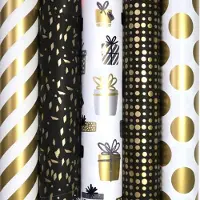 Benza Gatsby - Cadeaupapier - Extra sterk premium assortiment inpakpapier - 2 meter x 70 cm - 10 Rollen