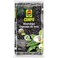 Compo Houtsnippers | | 55 liter (Natuurlijk, Antraciet)