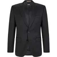 BOSS ONE Slim-fit colbert van scheerwollen serge