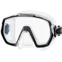 Tusa Freedom Elite – Premium snorkelmasker & duikbril met single lens, breed gezichtsveld en Freedom Technology – Transparant/Zwart – M1003 BK