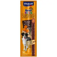 Vitakraft Beefstick Superfood wortel met chiazaad hondensnack (25 g) 10 verpakkingen