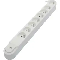 Chacon Stekkerdoos Wit + Schakelaar (47810)