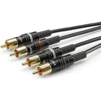 Sommer cable Basic HBP-C2-0090 0,9 m Zwart Hi-Fi audiokabel