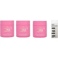 Lee Stafford 3 x - For The Love Of Curls - FTLOC Custard Cream + WILLEKEURIG Travel Size