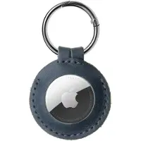 FIXED Leather Case for AirTag blue