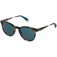 Carolina Herrera SHE756 Shiny yellow havana 51/21/140 MAN Zonnebrillen