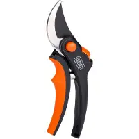 Black & Decker Tuinschaar - Gehard Stalen Bladen - 13 MM - Zwart/ Oranje