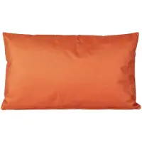 Anna's Collection 1x Bank/sier kussens voor binnen en buiten in de kleur oranje 30 x 50 cm - Sierkussens