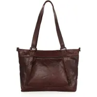 Spikes & Sparrow Leren Shopper - Luca - Donkerbruin