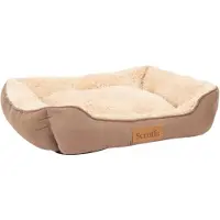 Scruffs Cosy - Comfortabele Zacht Gevoerde Hondenmand - Karamel Bruin - X-Large 90 x 70 cm