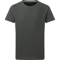 SG T-shirt met ronde hals 'Signature Tee' Men Essentials Charcoal Grijs - 5XL