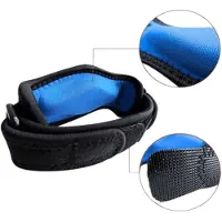 Matchu Sports Elleboogbrace - Zwart/blauw | Universeel | Tennisarm brace