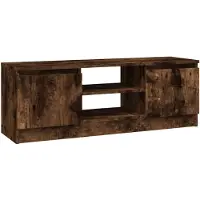 vidaXL TV-kast met deur, gerookt eikenhout, 102x30x36 cm
