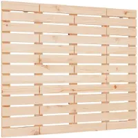 vidaXL Hoofdbord wandmontage 141x3x91,5 cm massief grenenhout