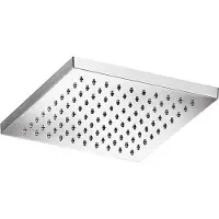 Hotbath Hoofddouche mate 20x20 cm vierkant opbouw chroom