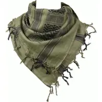 101 Inc - PLO scarf skull bones -- Groen