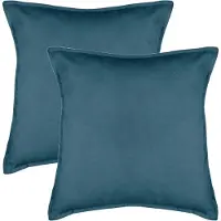Atmosphera Bank/sierkussens Sophia - 2x stuks - 55 x 55 cm - polyester met rits - Sierkussens