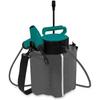 Vonroc Accu drukspuit 5 liter – Nooit meer handmatig pompen – Comfortabel draagcomfort - Incl. 2 spuitlansen, schouderband en USB laadkabel