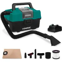 Vonroc Compacte alleszuiger 20V – 4.0Ah | Incl. Accessoires, accu en snellader