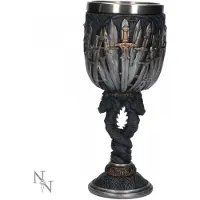 Nemesis Now - Middeleeuws Zwaard & Draak - Wijnkelk - 17.5cm