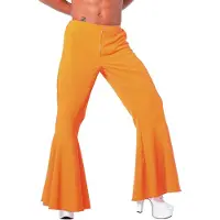 Wilbers Hippie broek heren oranje | Maat 50