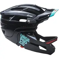 Urge Gringo de la Pampa-helm met afneembare kinband, zwart || Maat: S-M (55-58 cm)