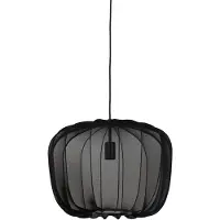 Light & Living Bohemian hanglamp Plumeria zwart Ø 50cm