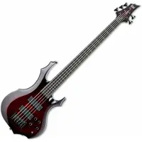 Esp Ltd F-1005 See-Thru Black Cherry Sunburst 5-snarige basgitaar