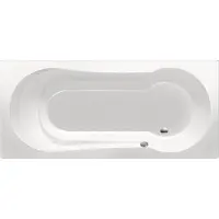 Xenz Ligbad Beterbad Barbados 180x80x45 cm Wit