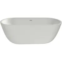 Xenz Vrijstaand Bad Humberto 170x72x63 cm Solid Surface Wit