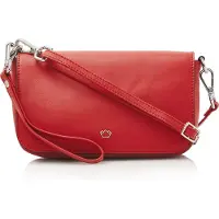 Castelijn & beerens Castelijn en Beerens Babette Nappa Clutch Rood