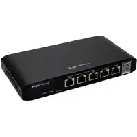 Ruijie Reyee RG-EG105G V2 switch, zwart, één maat / EU-stekker, 220V, zwart, één maat
