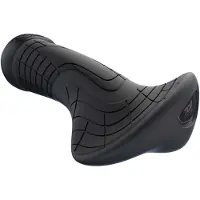 Sqlab Handgrepen fiets 702 – Handvatten - Bar ends – Stuurdoppen – Polypropyleen - Ø108 mm - Zwart – S