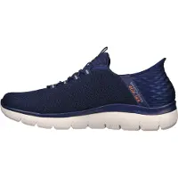 SKECHERS Sneakers laag navy / lichtgrijs / oranje