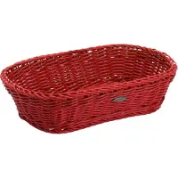 Westmark multifunctionele mand, geschikt voor hotel en catering, vierkant, ca. 26,5 x 19 x 7 cm, synthetische vezel, Saleen-editie, Coolorista, robijnrood, 02036179101