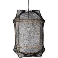 Ay Illuminate Z1 Hanglamp Sisal Net Black