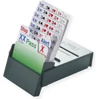 Bbs Biddingbox Bridge Partner Luxe - Set van 4 stuks - Bridge - Kaartspel - kleur groen - luxe kaarten van 100% plastic