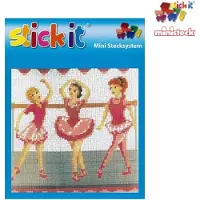 Stick-It ballet studio, ca. 4.214 steentjes, verbindingsschijfjes, ophanghaakjes en heveltje