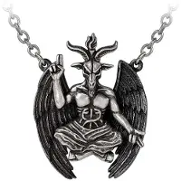 Alchemy - Personal Baphomet Ketting - Zilverkleurig