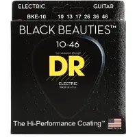 Dr Jeu de cordes guitare électrique Extra Life Black Beauties Medium BKE10
