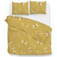 Zo! Home Dekbedovertrek Björn Yellow - 240 x 200/220 cm