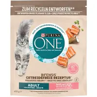 Purina One 6x Kattenvoer Droog Adult Zalm Graanvrij 600 gr