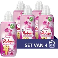 Robijn Classics Pink Sensation Wasverzachter - 4 x 33 wasbeurten - Voordeelverpakking
