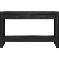 Starfurn Sidetable Boaz Black | 120 cm (Zwart, 120x35x76cm)