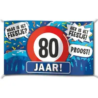 Paper Dreams Gevel Vlag - 80 Jaar