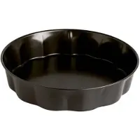 Quid ronde bakvorm / cakevorm Ø 27 cm RVS antraciet