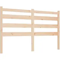 vidaXL Hoofdbord 126x4x100 cm massief grenenhout