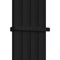 Eastbrook Guardia handdoekhouder voor radiator 55cm zwart mat